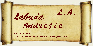 Labuda Andrejić vizit kartica